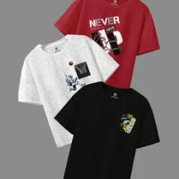  Boys Graphic Regular Fit T-Shirt-image-102