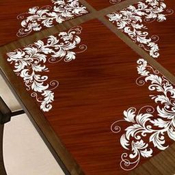 Set of 4 Graphic Print Placemats-image-1