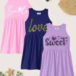 Pack of 3 Girls Cartoon Dress-picture-53