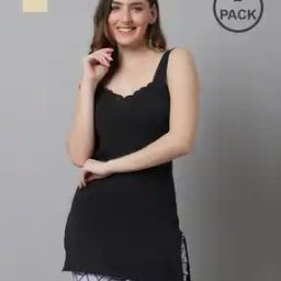 Women Cotton Pack of 2 Camisole-image-4