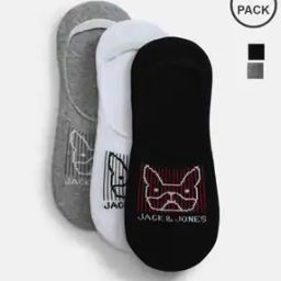 Pack of 3 Logo Print Ankle-Length Socks-image-98