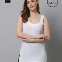 Women Cotton Pack of 2 Camisole-picture-10
