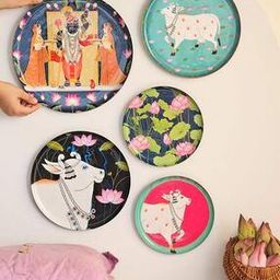 Set of 5 Wall Plates For Home Decoration-19