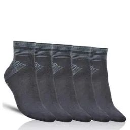 Men Pack of 3 Striped Ankle-Length Socks-image-65