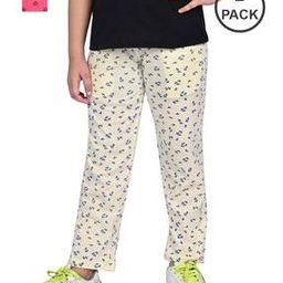 Girls Cotton High Rise Track Pants-image-67
