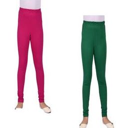 pixie n prince Pack Of 2 Girls Cotton Leggings-picture-9