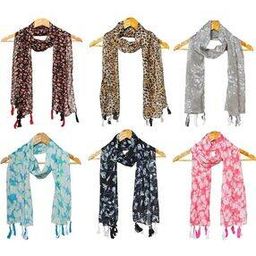 Pack of 6 Women Printed Scarf-image-72