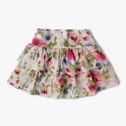 Floral Printed Tiered Ruffle Skorts-picture-44