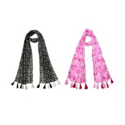 Pack of 2 Women Floral Print Scarves-45