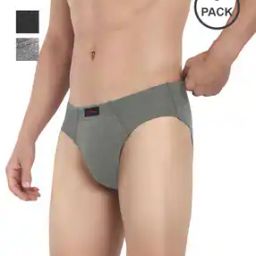 Pack of 3 Briefs with Elasticated Waistband-image-95