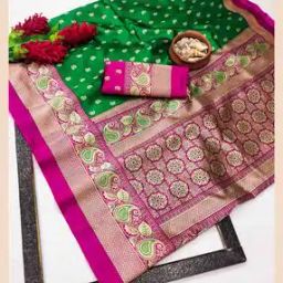 Women Woven Paisley Printed Saree -image-38