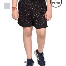Boys Pack of 2 Stars Print High-Rise Regular Fit Bermuda-image-27