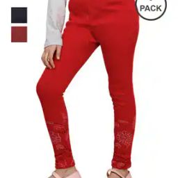 Pack of 3 Floral Print Leggings-image-66
