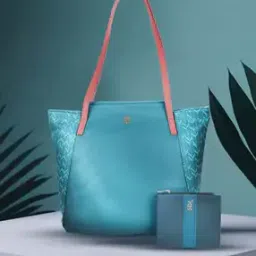 Women Geometric Print Tote Bag with Bi-Fold Wallet-image-22