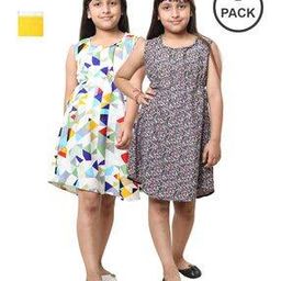 pixie n prince Girls Floral Dress-picture-13