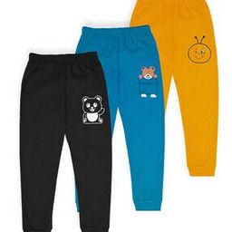 Pack of 3 Printed Straight Track Pants-image-74