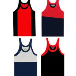 Pack of 4 Colourblock Vests-picture-11