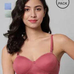 Pack of 3 Non-Padded Bras-50