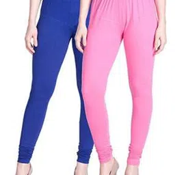 aadishwar creations Pack of 2 Women Basic Leggings with Elasticated Waist-picture-39
