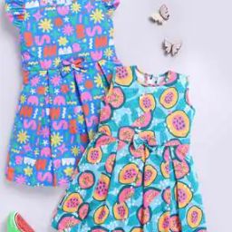 Girls Graphic Fit and Flare Dress-26