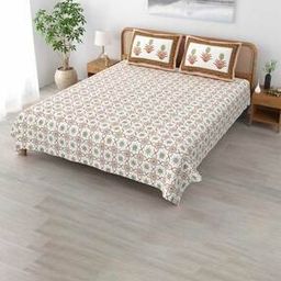 Pure Cotton Hand Printed Jaipuri  Bedsheet-image-27