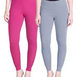 Pack of 2 Women Leggings with Elasticated Waist-image-51