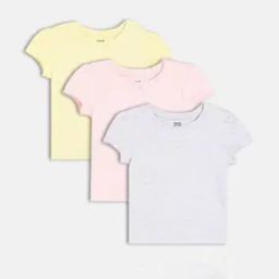 Pack of 3 Round-Neck Tops-image-10