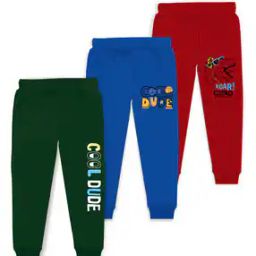 Pack of 3 Typographic Print Joggers with Elasticated Waist-picture-11