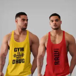 Men Typographic Vest-39