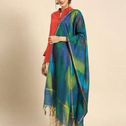 shaily Printed Dupatta with Tassels image 1