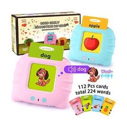 Pack Of 112 Colourful Double Sided English Word Talking Flash Cards-40