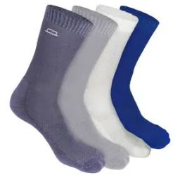 Pack of 4 Bamboo Men Crew Socks - Odour Free & Breathable-image-58