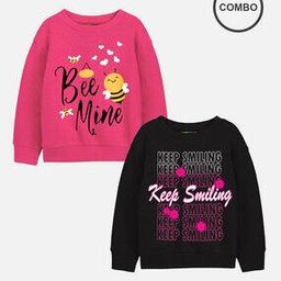 trampoline Pack Of 2 Graphic Sweatshirt with Round Neck-picture-25