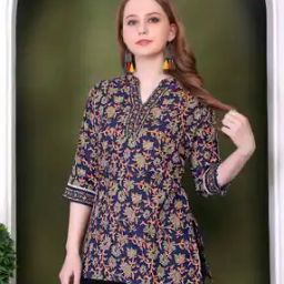Women Floral A-Line Tunic-image-16