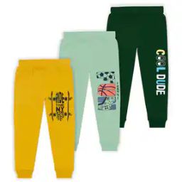 Pack of 3 Joggers with Elasticated Waist-picture-28