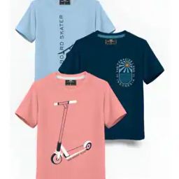 Boys Graphic Print Crew-Neck T-Shirt-61