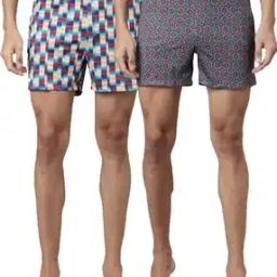 Pack of 2 Graphic Print Boxers with Elasticated Waist-picture-49