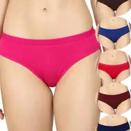 Pack of 6 Women Full-Coverage Briefs-picture-34