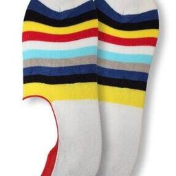 Striped No-show Socks-image-77