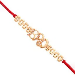 Gold-Plated Stone-Studded Rakhi-33