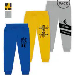 Pack of 3 Joggers with Elasticated Waist-picture-25
