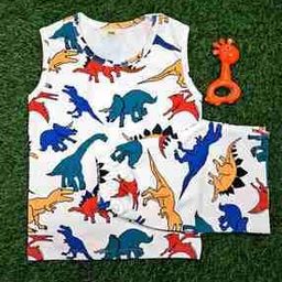 Boys Printed Shorts & T-Shirt Set-image-16