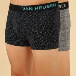 Men Pack of 2 All-Over Geometric Print Trunks-16
