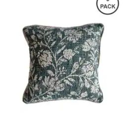 Set of 5 Floral Print Cushion Covers 16" x 16"-image-96