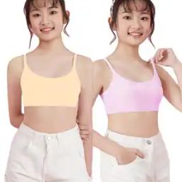 Girls Pack of 2 Camisoles-image-88