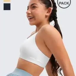 Girls Pack of 3 Camisoles-30
