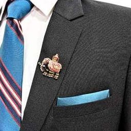 Men Majestic Elephant Brooch-image-25