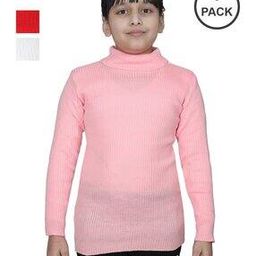 Pack of 3 Slip-On High-Neck Sweater-28