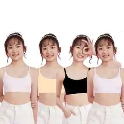 Pack of 4 Girls Slip-On Slips-image-71