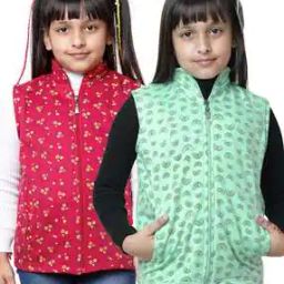 Girls Pack of 2 Floral Print Harrington Jackets-image-45